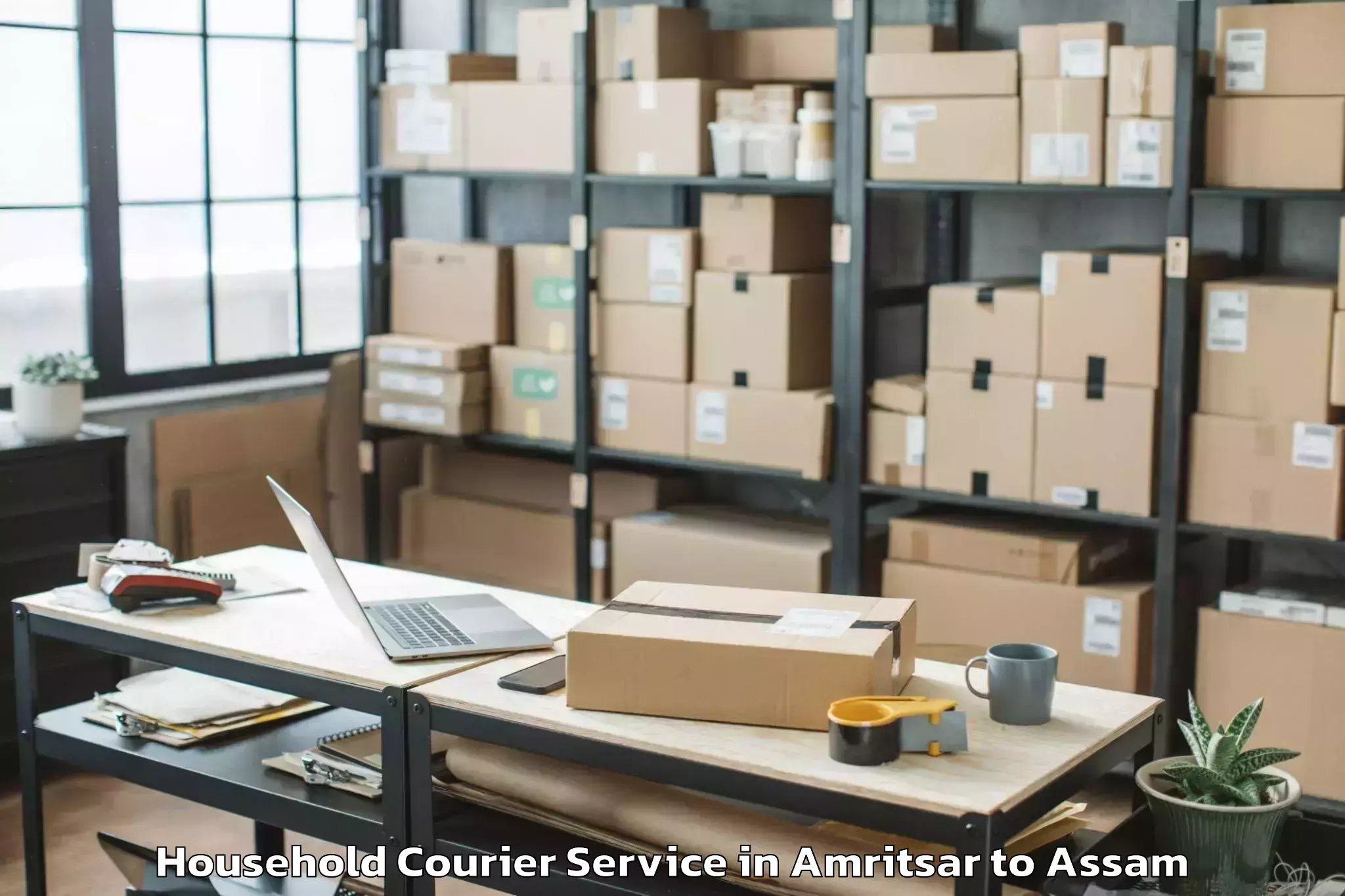 Efficient Amritsar to Dibrugarh University Dibrugarh Household Courier